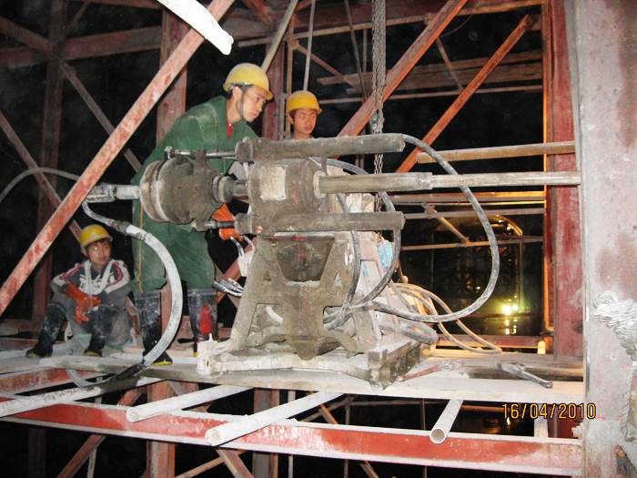 四川瀑布沟水电站厂房标基础处理工程施工